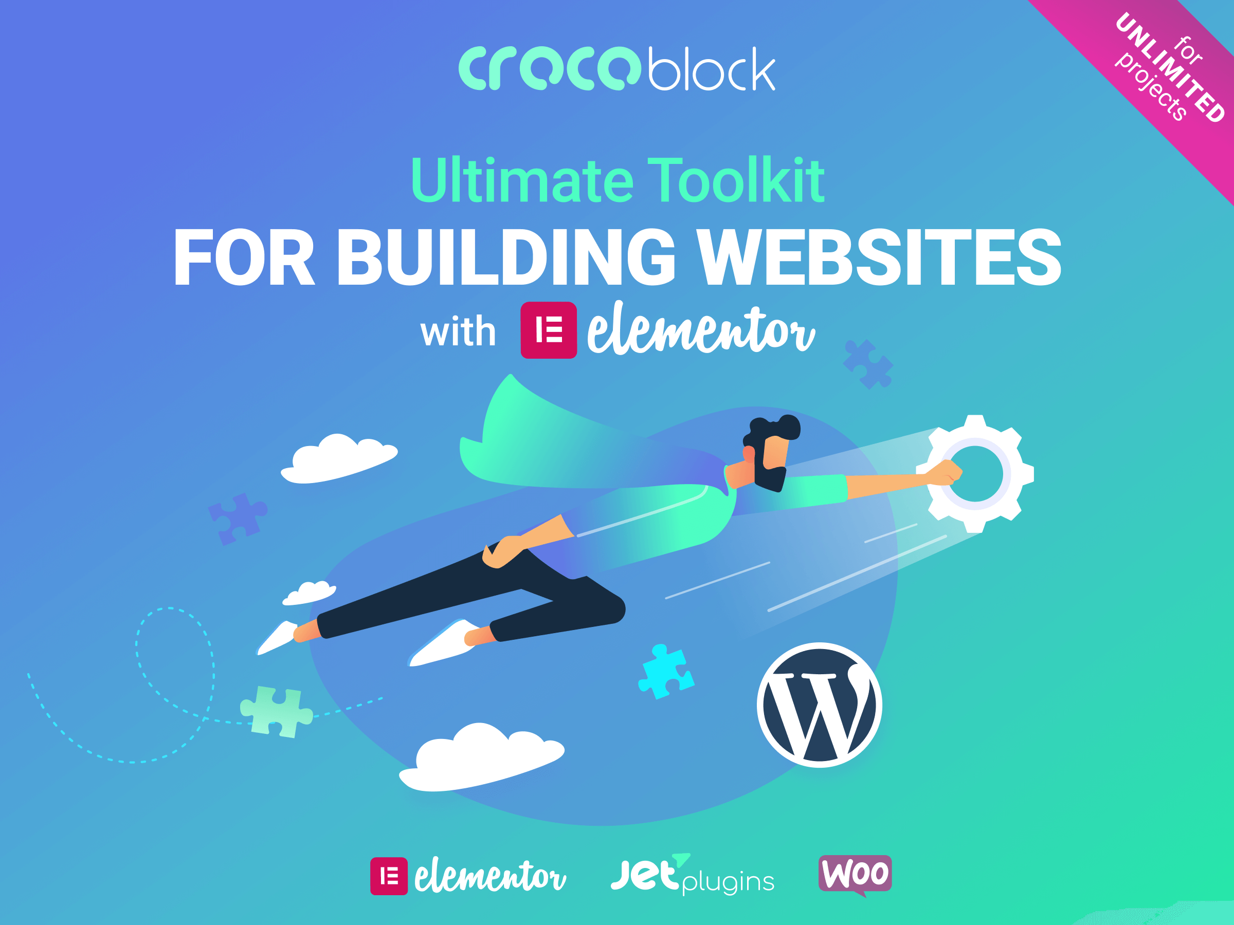 Crocoblock: a pack of templates, plugins and pop-ups for Elementor