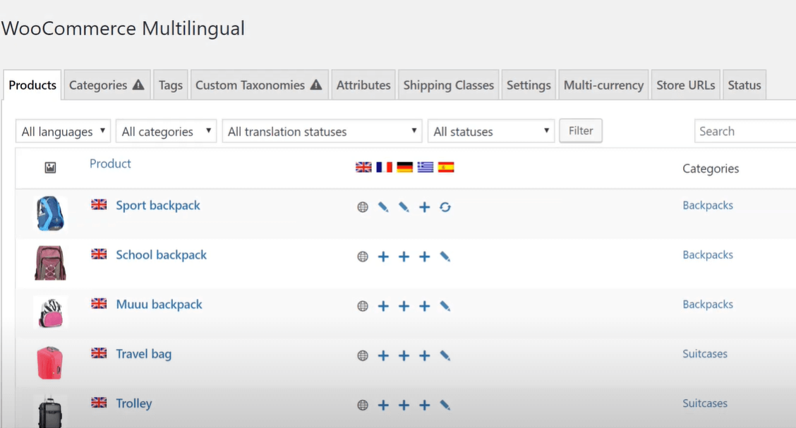 WPML WooCommerce Mehrsprachig