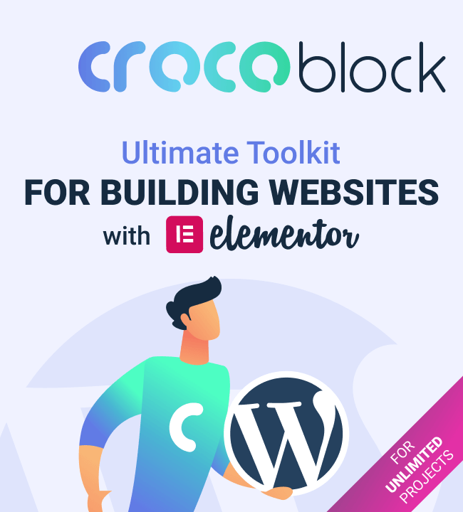 WordPress Crocoblocks Construirea site-urilor web