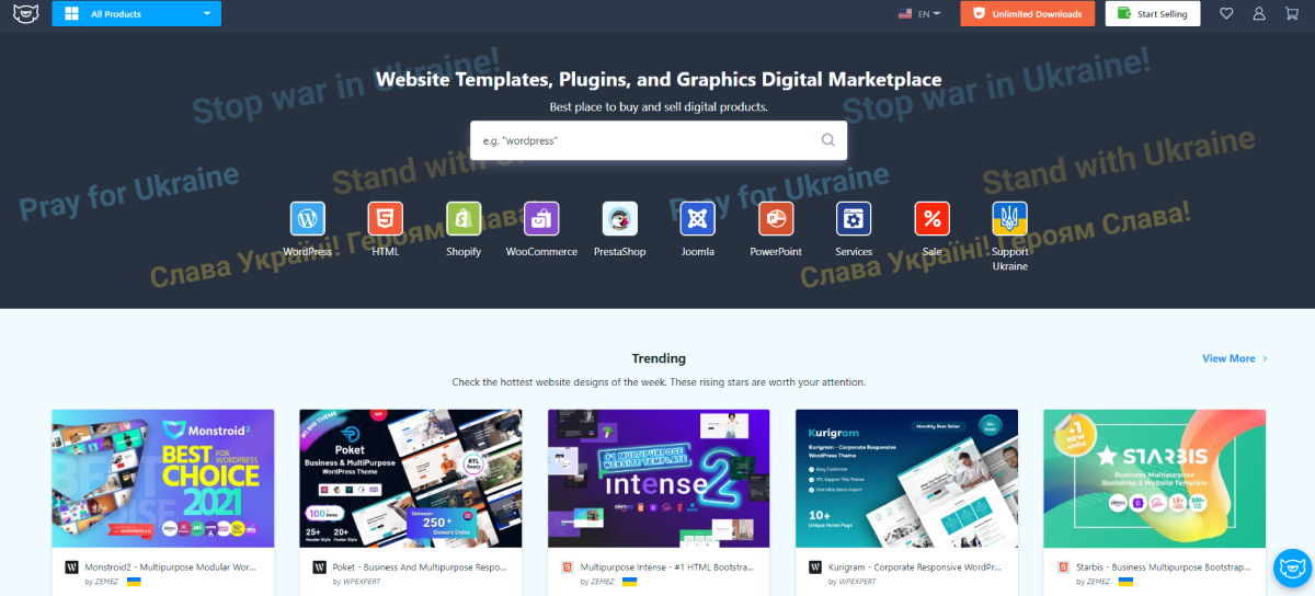 TemplateMonster - Templates for WordPress Websites