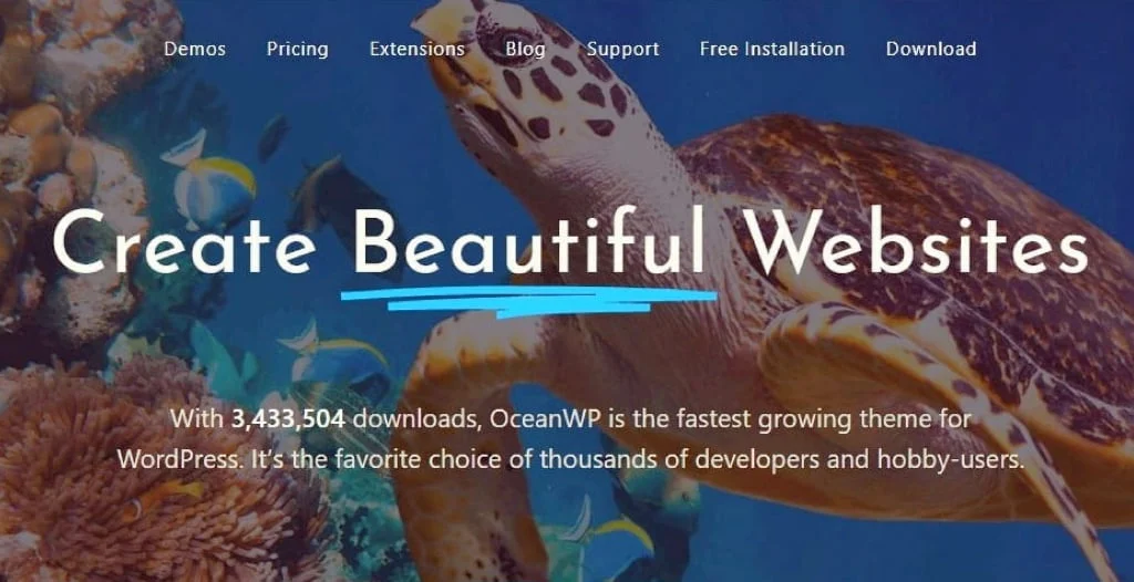 OceanWP: o tema WordPress personalizável nº 1