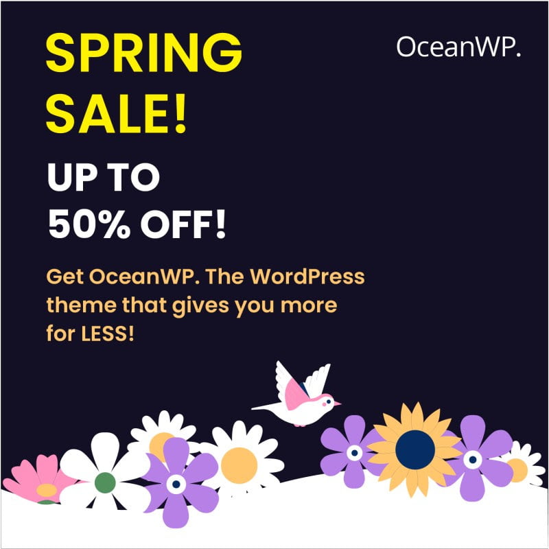 Motyw OceanWP: Uzyskaj 50% zniżki na pakiet rozszerzeń „Ocean Core”!