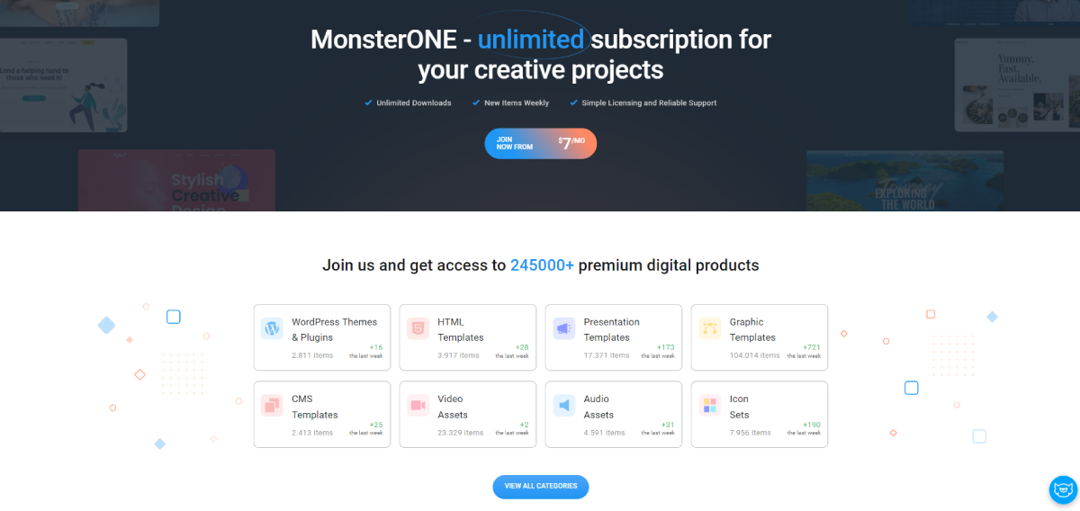 MonsterOne - TemplateMonster Digital Marketplace